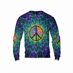 Psychedelic hippie peace sweatshirt