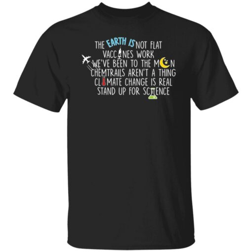 The earth isn’t flat vaccines work we've been to the moon shirt $19.95 redirect12012021071215 2