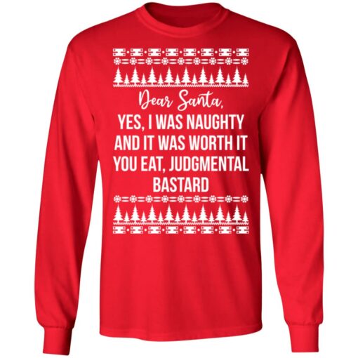 Dear Santa yes i was naughty and it was worth it Christmas sweater $19.95 redirect12012021071230 1