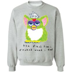 Furby the first time i smoked weed i died shirt $19.95 redirect12022021031229 2