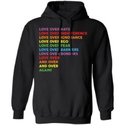 LGBT love over hate love over indifference love over ignorance shirt $19.95 redirect12022021041249 2