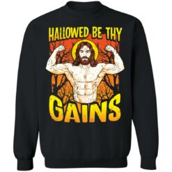 Strong muscle Jesus Hallowed be thy gains shirt $19.95 redirect12032021011232 4