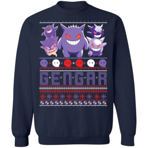 Gengar Christmas sweater $19.95 redirect12062021011202