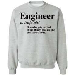 Engineer one who gets excited about things that no one else cares about shirt $19.95 redirect12062021041214 4