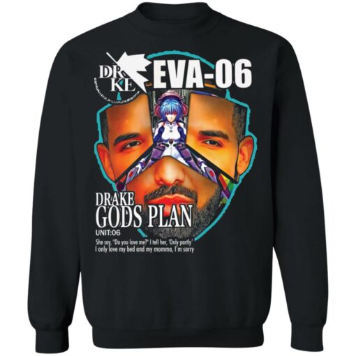 Gods plan Eva-06 Drake Evangelion shirt $19.95 redirect12072021211227 4