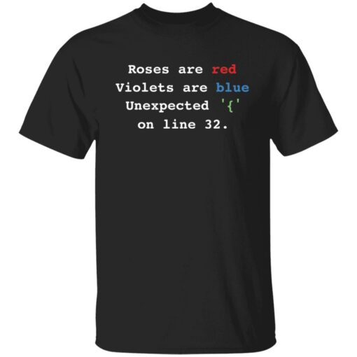 Roses are red Violets are blue unexpected on line 32 shirt $19.95 redirect12132021221248 6