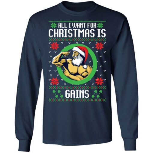 All i want for Christmas is gains Christmas sweater $19.95 redirect12172021051244 1