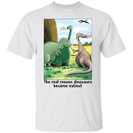 The real reason dinosaurs became extinct shirt $19.95 redirect12202021221241 6