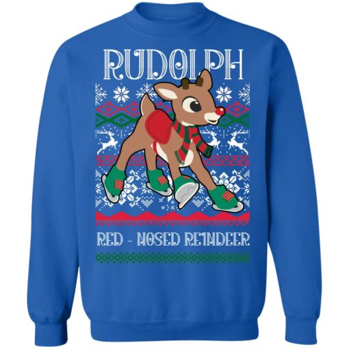 Rudolph the red nosed reindeer Christmas sweater $19.95 redirect12222021061201 3