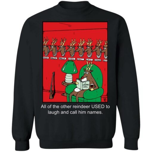 Vintage Rudolph shirt “all of the other reindeer used to laugh and call him names“ sweatshirt