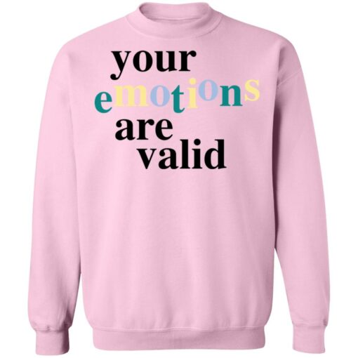 Your emotions are valid shirt $19.95 redirect12232021221255 1