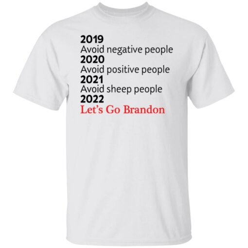 2019, 2020, 2021 avoid negative people 2022 let's go brandon shirt $19.95 redirect12302021231252 6