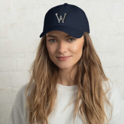 Charles Woodson Whiskey hat $25.95 classic dad hat navy front 61dd4ed48e81e