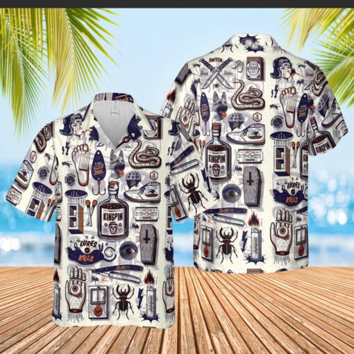 Kingpin hawaiian shirt $31.95 kingpin hawaiian shirt mockup