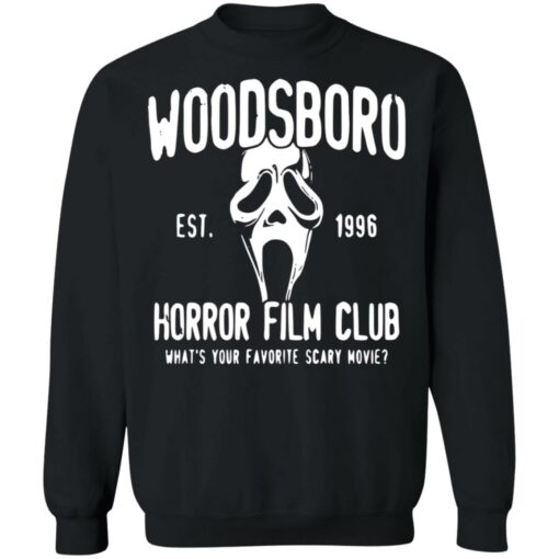 Ghost woodsboro est 1996 Horror film club shirt $19.95 redirect01062022230136