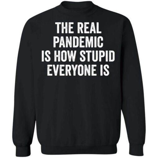 The real pandemic is how stupid everyone is shirt $19.95 redirect01122022210145 2