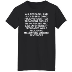 All research and successful drug policy show shirt $19.95 redirect01172022030112 4