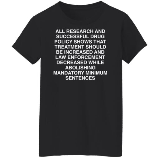 All research and successful drug policy show shirt $19.95 redirect01172022030112 4