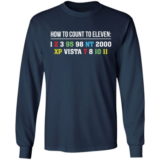 How to count to eleven 1 2 3 95 98 nt 2000 xp vista 7 8 10 11 shirt $19.95 redirect02222022040205 1