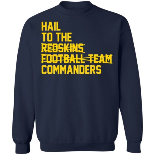 Hail to the redskins football team commanders shirt $19.95 redirect03022022020332 2