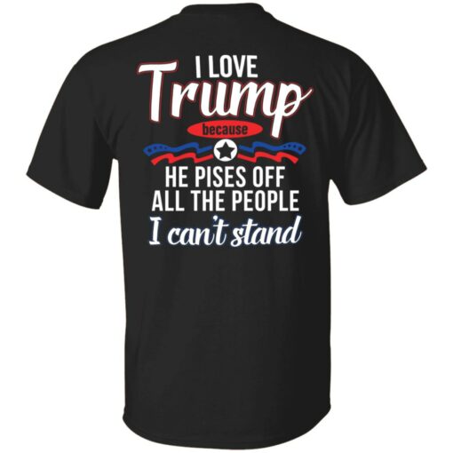 I love Tr*mp because he pisses off all the people i can't stand shirt $19.95 redirect03152022000318 6