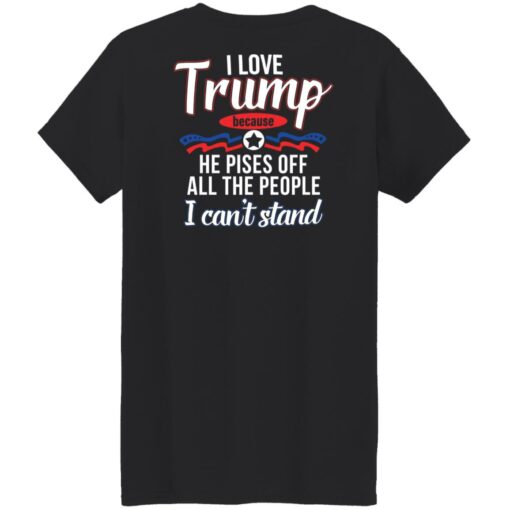 I love Tr*mp because he pisses off all the people i can't stand shirt $19.95 redirect03152022000318 8