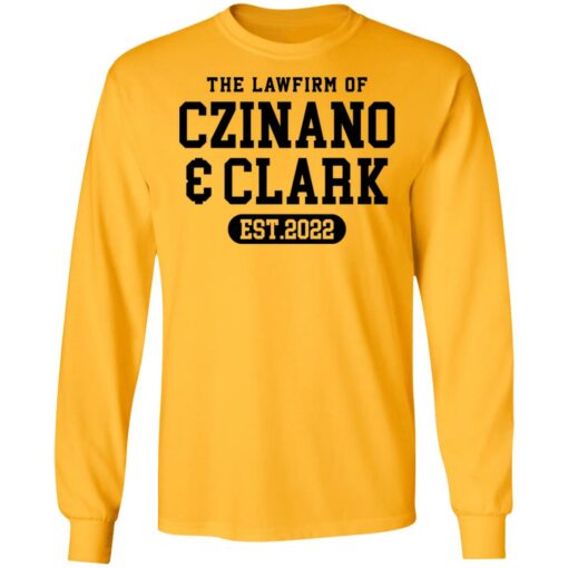 The lawfirm of czinano and clark est 2022 shirt $19.95 redirect03152022030313 1