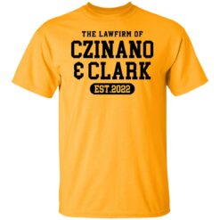 The lawfirm of czinano and clark est 2022 shirt $19.95 redirect03152022030313 7