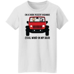 On a dark desert highway cool wind in my hair Snoopy and Charlie Brown shirt $19.95 redirect03212022010307 8
