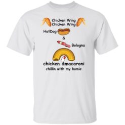Chicken wing hotdog and bologna chicken and macaroni shirt $19.95 redirect03242022030324 6