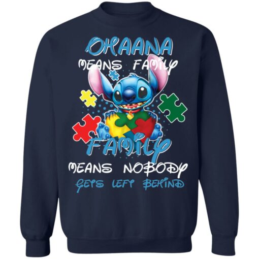 Stitch ohana means family family means nobody gets left behind shirt $19.95 redirect03242022070331 5