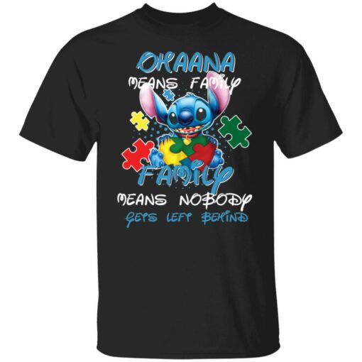 Stitch ohana means family family means nobody gets left behind shirt $19.95 redirect03242022070331 6