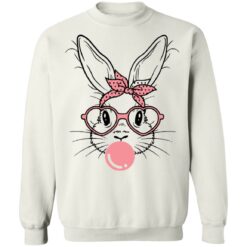 Cute bunny rabbit with bandana glasses bubblegum shirt $19.95 redirect04032022230423 5