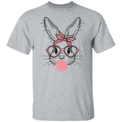 Cute bunny rabbit with bandana glasses bubblegum shirt $19.95 redirect04032022230423 7