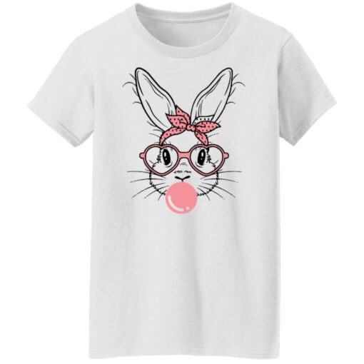 Cute bunny rabbit with bandana glasses bubblegum shirt $19.95 redirect04032022230423 8