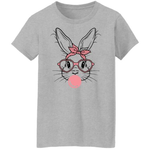 Cute bunny rabbit with bandana glasses bubblegum shirt $19.95 redirect04032022230423 9