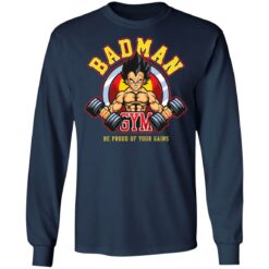 Vegeta badman gym be proud of your gains shirt $19.95 redirect04052022070445 1