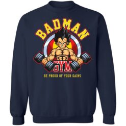 Vegeta badman gym be proud of your gains shirt $19.95 redirect04052022070445 5