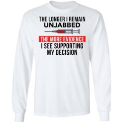 The longer i remain unjabbed the more evidence shirt $19.95 redirect04052022230426 1