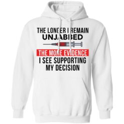 The longer i remain unjabbed the more evidence shirt $19.95 redirect04052022230426 3