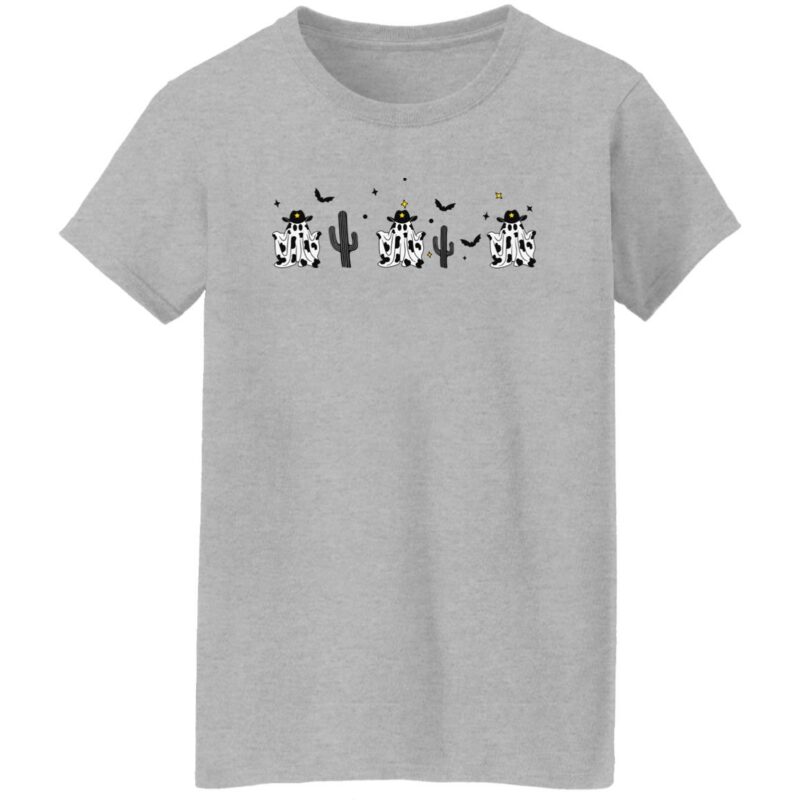 Halloween Cowboy Ghost Cow Shirt - Lelemoon