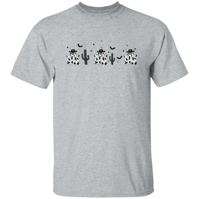 Halloween Cowboy Ghost Cow Shirt - Lelemoon