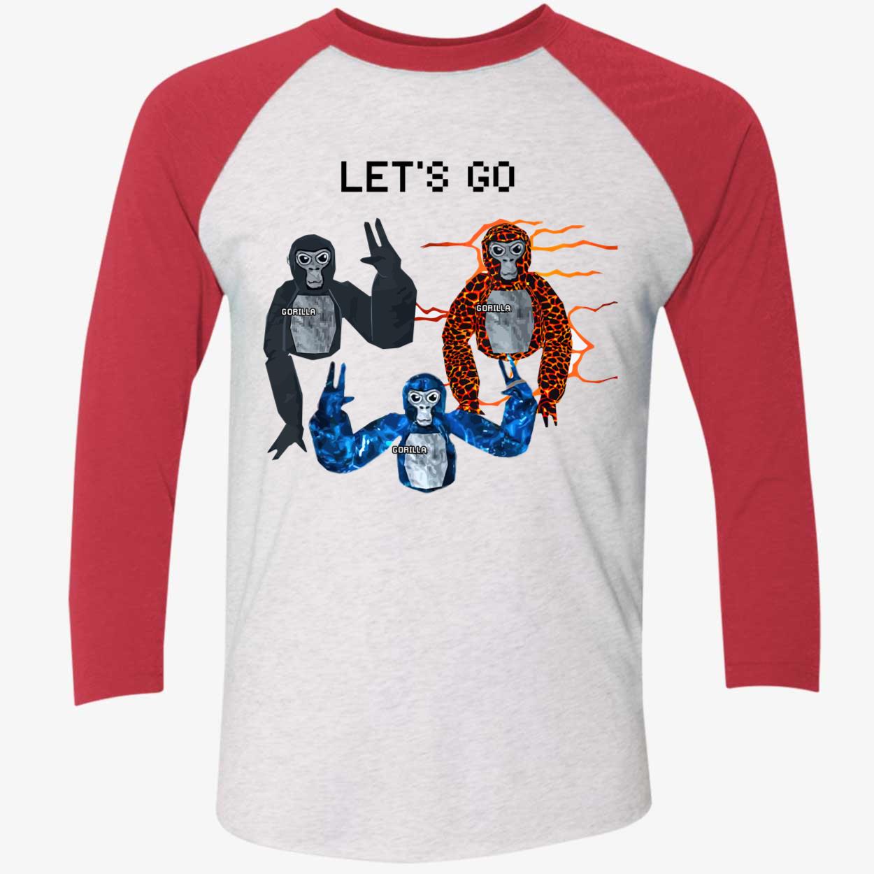 Let's Go, Gorilla Tag Blue Monke VR Gamer Shirt for Kids, Te - Inspire  Uplift