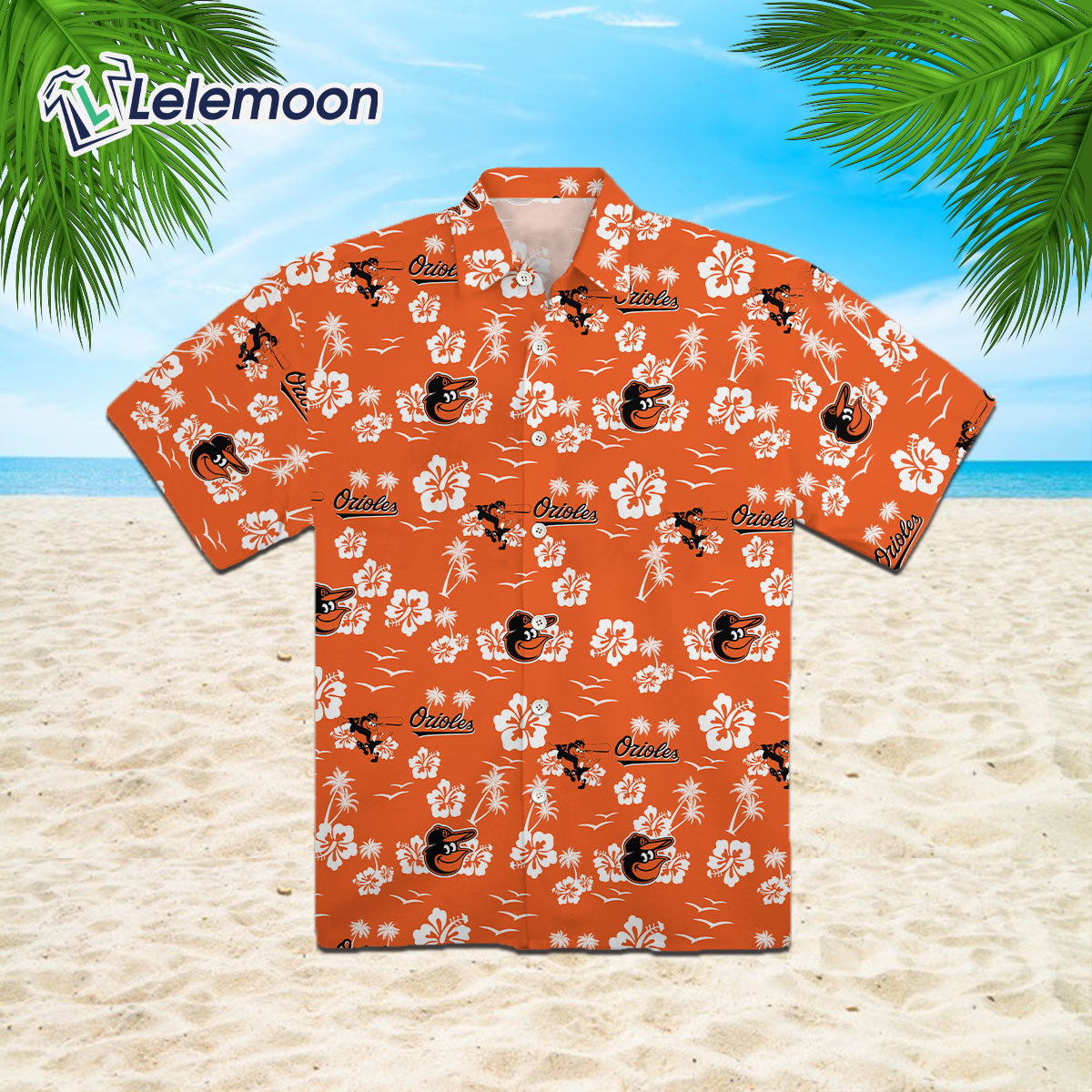 Baltimore Orioles Hawaiian Shirt Giveaway - Lelemoon