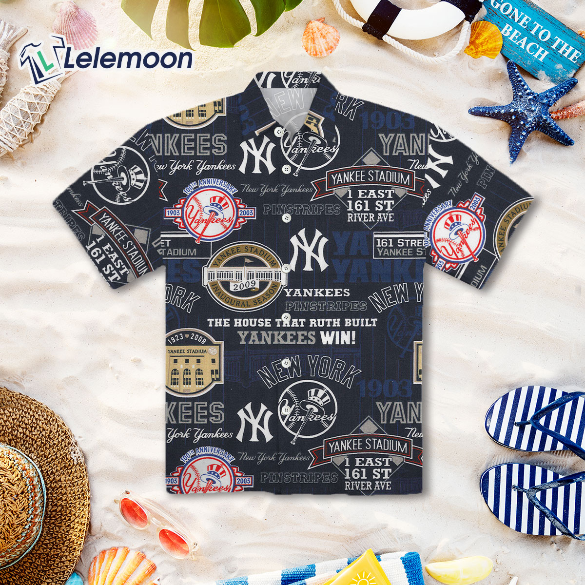 New York Yankees Pineapple Aloha Hawaiian Shirt New York Yankees Hawaiian  Shirt New York Yankees Pineapple Hawaiian Shirt - Revetee