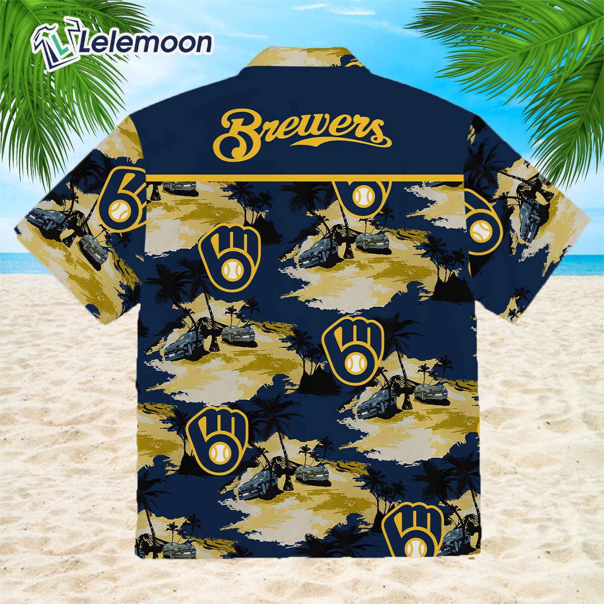 Personalized Milwaukee Brewers Hawaiian Shirt And Shorts - Tagotee