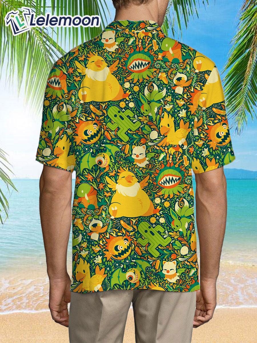 Final Fantasy Pattern Hawaiian Shirt