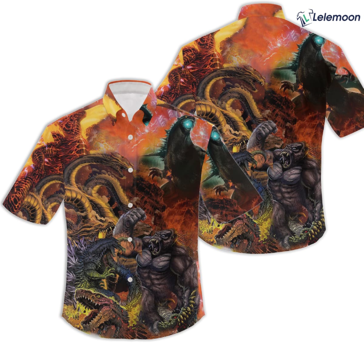 Godzilla Hawaiia Shirt - Lelemoon