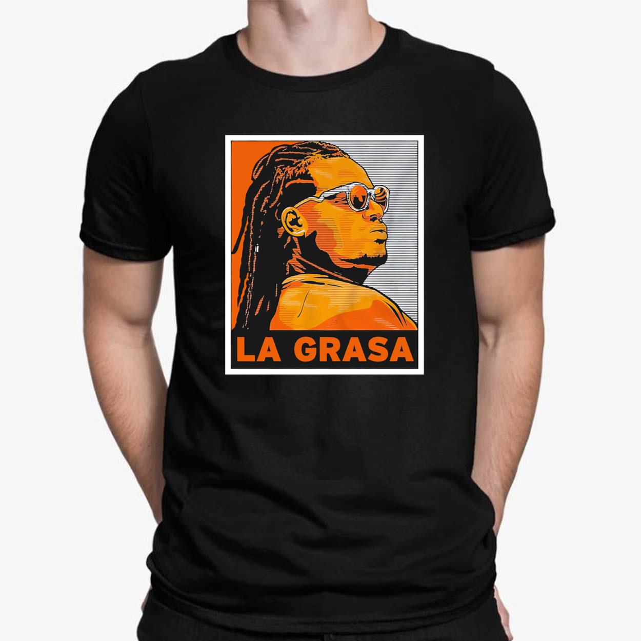 Bryan Abreu La Grasa Shirt, Hoodie, Sweatshirt, Women Tee - Lelemoon