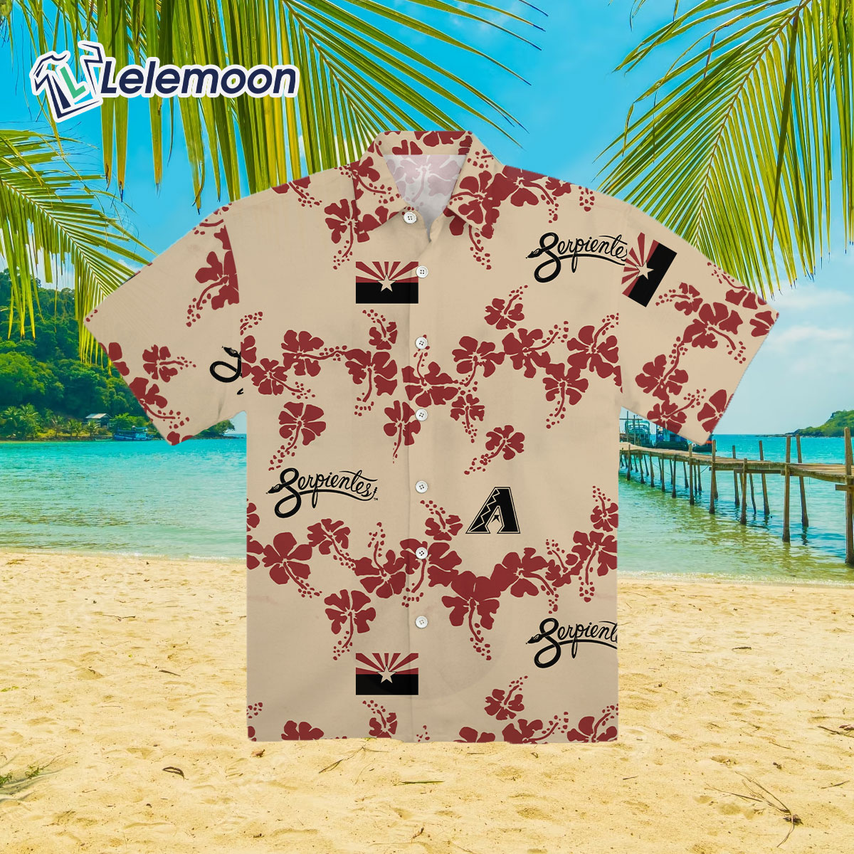Arizona Diamondbacks Logo MLB Hawaiian Shirt - Best Seller Shirts